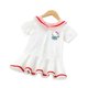 thumbnail image 3 of Hello Kitty nueva ropa para niños vestido dulce de dibujos animados niñas estilo extranjero de manga corta estilo universitario falda de princesa para bebé, 3 of 5