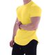 thumbnail image 1 of Camiseta de manga corta para fitness para hombre - Camiseta elástica de secado rápido para gimnasio/correr - Ropa deportiva de poliéster en tallas M-XXXL, 1 of 4