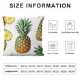 thumbnail image 5 of SHANXI Art Plant Fruit Illustration White Summer Fruit Pillowcases Sofa 18x18in, 5 of 5