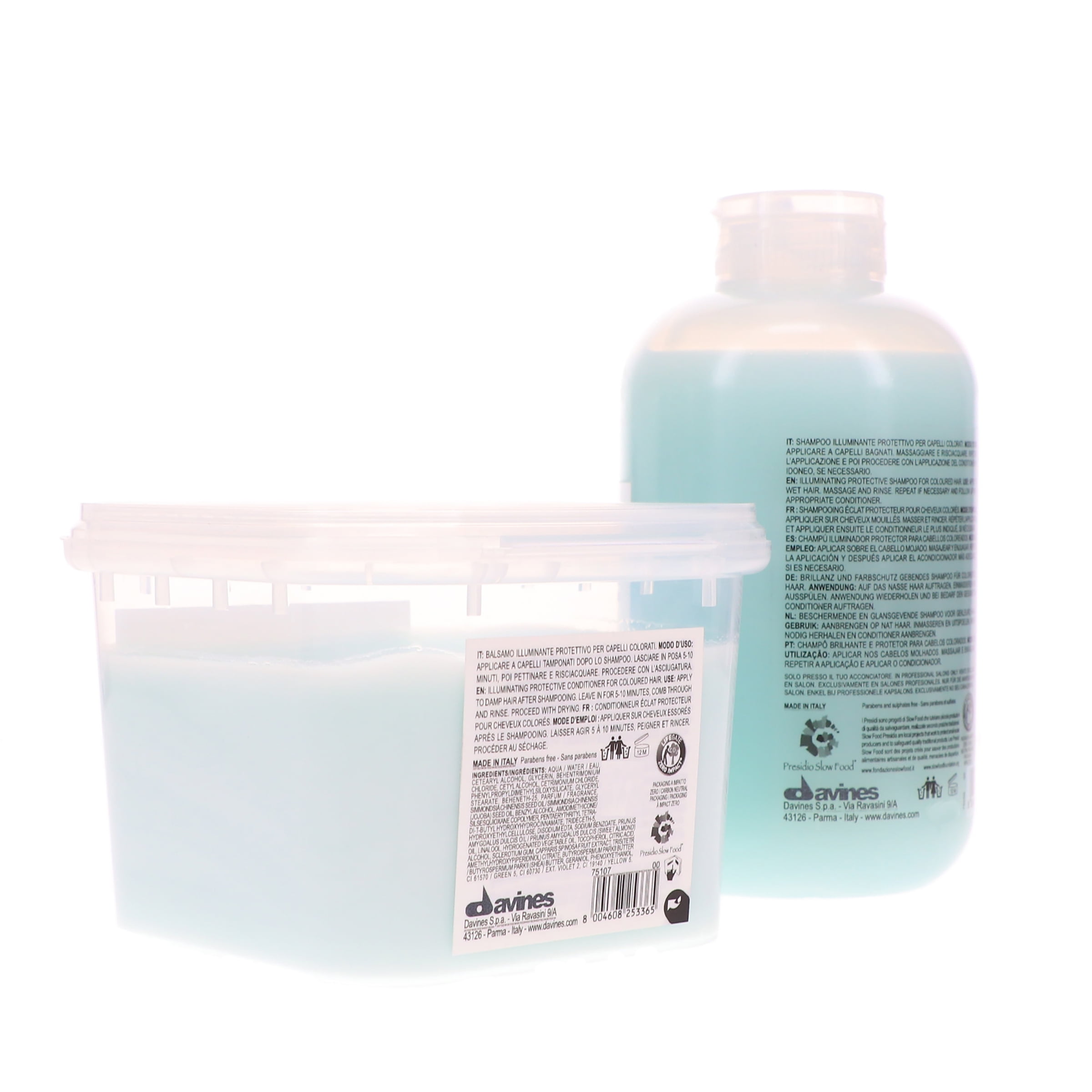 Davines MINU Illuminating Protective Shampoo 8.45 oz & Conditioner 8.45 oz Combo Pack