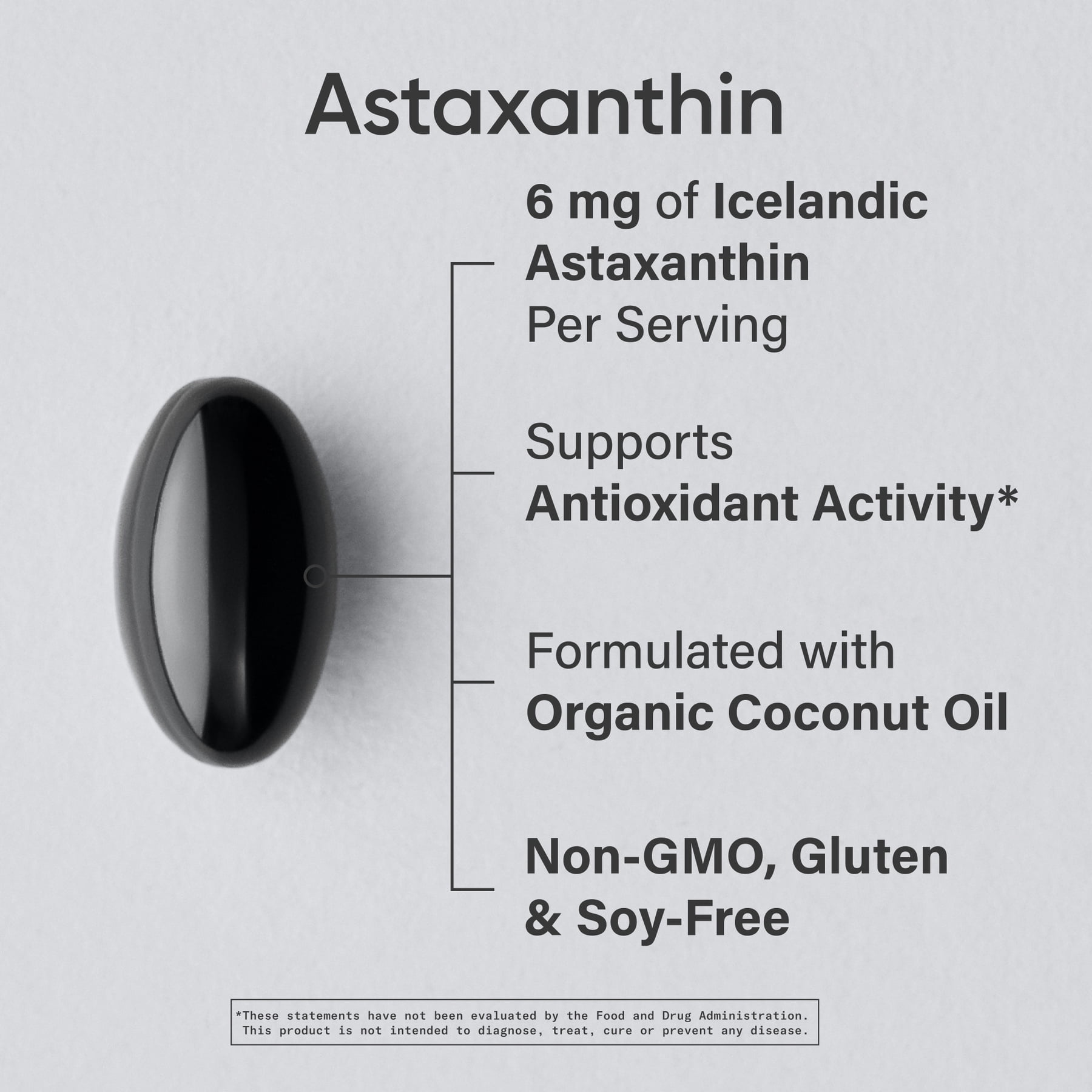 Sports Research® Astaxanthin Supplement from Algae - For Antioxidant Activity, Skin & Eye Health (120 Softgels)