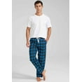 thumbnail image 4 of HiddenValor Mens Plaid Cotton Pajama Lounge Pants, 4 of 4