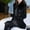 Black, variant on Teacher Appreciation Gifts AXXD Black Winter Coats For Women Winter Warm Outwear Wool Lapel Trench Parkajacket Overstylsihwi For Lady Size L