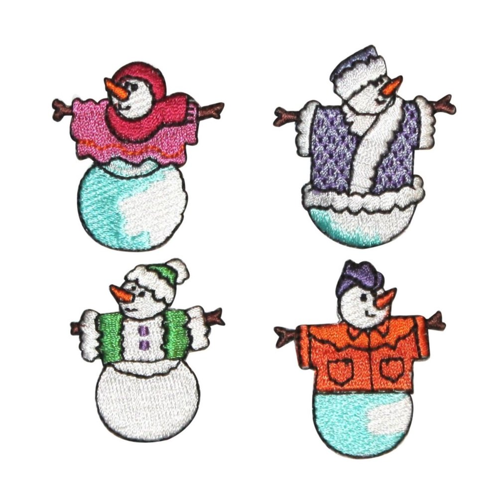 Snowman Patches Embroidery Snowman Patches Embroidery