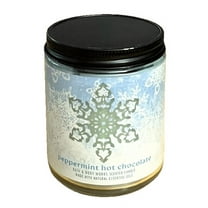 Bath & Body Works Peppermint Hot Chocolate Scented 7 Ounce Jar Candle