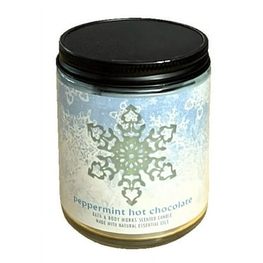 Bath & Body Works Peppermint Hot Chocolate Scented 7 Ounce Jar Candle