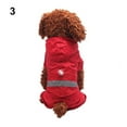 thumbnail image 2 of Walbest Double Layer Pet Dog Clothes Raincoat, Waterproof Hooded Dog Apparel Acrylon Rain Jacket Pet Cat Puppy Costume for Pet Puppy Small Medium Dogs, 2 of 7