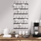 thumbnail image 4 of Sorbus Soporte para Tazas de Pared Pequeño Rústico con 21 Ganchos, Expositor y Organizador de Tazas de Metal de 6 Niveles para Hogar, Cocina, Bar, Estación de Café y Comedor., 4 of 8