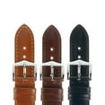 thumbnail image 4 of Hirsch Siena Artisan Leather Watch Strap - Brown - M - 18mm - Gold Buckle, 4 of 9