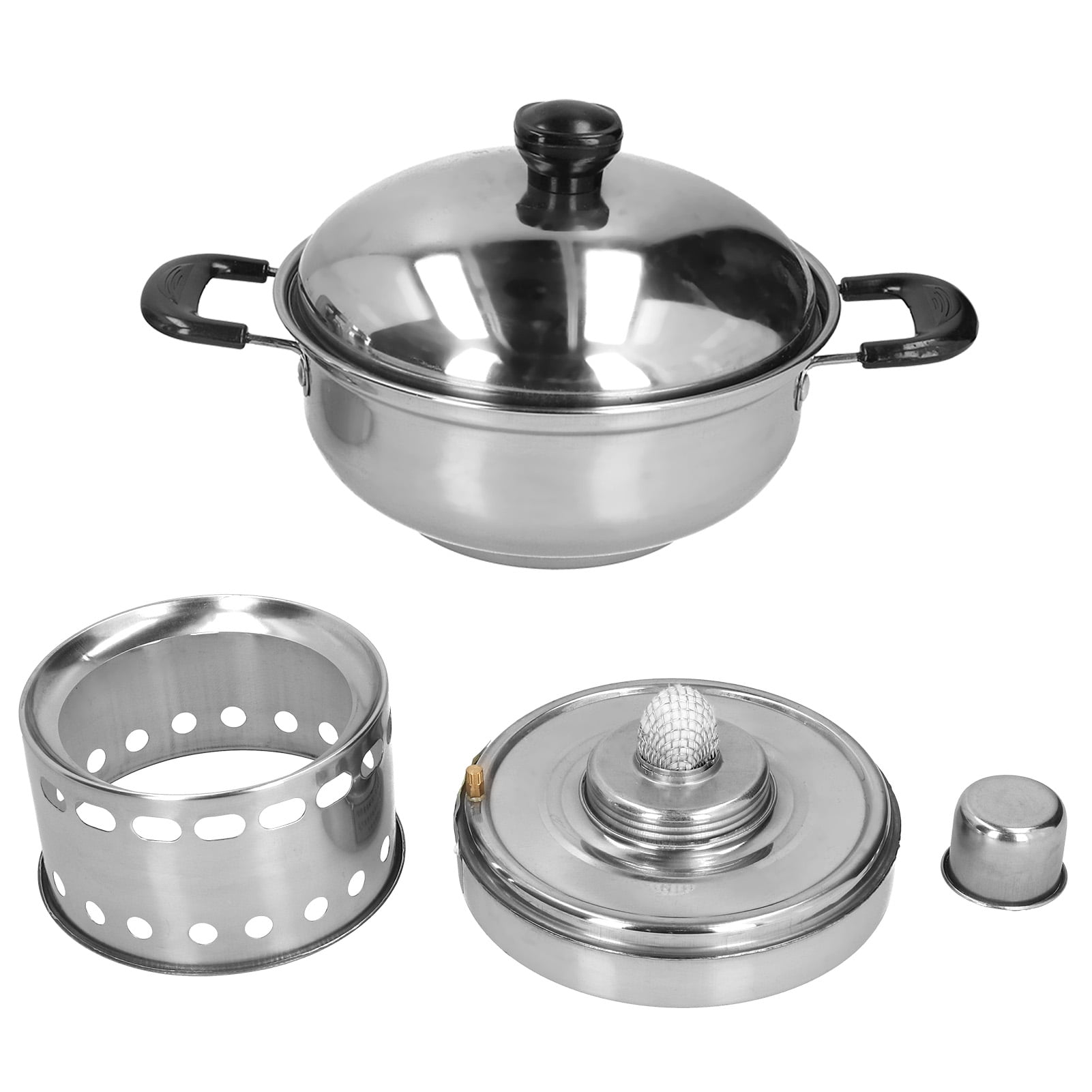 Hot Pot Stove, Non Polishing Stainless Steel Hot Pot Stove, Valve For Home Restaurant Outdoor