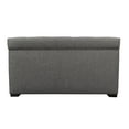 thumbnail image 4 of MJL Furniture Designs Angela 8-button Tufted Sand Storage Trunk Bench Brown, 4 of 5