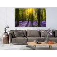 thumbnail image 2 of Tiptophomedecor Stretched Canvas Landscape Art - Hyacinth Field Narrow - Stretched & Framed Ready To Hang Art, 2 of 3