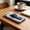 Dark Blue, variant on Universal Silicone Phone Grip Strap, Self Adhesive Phone Loop Finger Holder Non-Slip, Push Pull Grip Phone Stand Accessories Portable for Home Office Travel - Blue