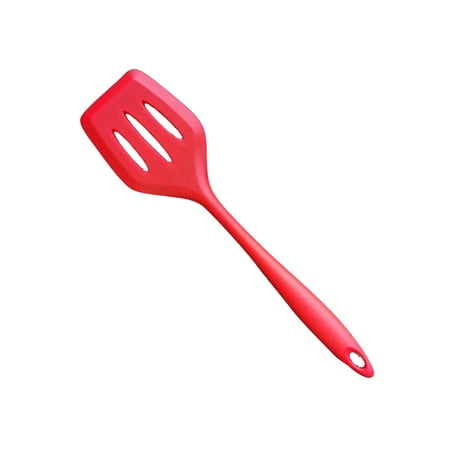 

Ayyufe Slotted Turner; Food Grade Silicone Slotted Turner Nonstick Hollow Design Kitchen Utensils Spatula for Cooking; Red