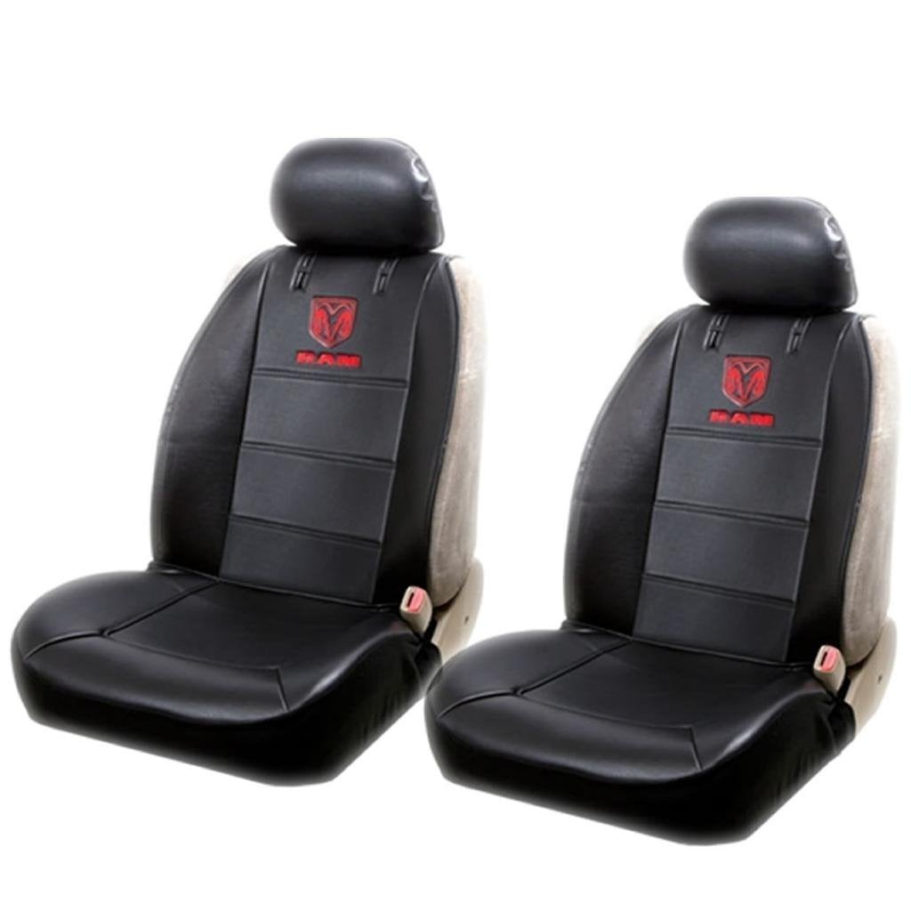 Official Licensed 2 Piece Synthetic Leather Sideless Seat Covers 2
