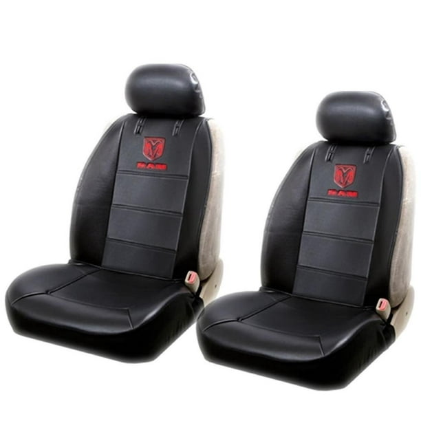 Official Licensed 2 Piece Synthetic Leather Sideless Seat Covers 2
