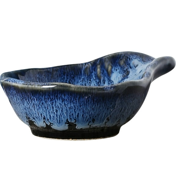 Ifundom Ceramic Condiment Dish for Home and Restaurant Use, Small Sauce Plate for Kitchen and Dining