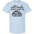 thumbnail image 3 of Inktastic Will Trade Medical Advice for Tacos Funny Nurse T-Shirt, 3 of 5