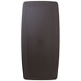thumbnail image 3 of Emma + Oliver 5.62-Foot Brown Rattan Indoor-Outdoor Plastic Folding Table with Umbrella Hole, 3 of 4