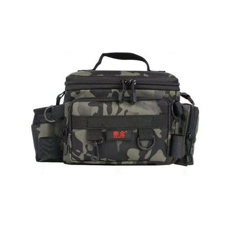 Zeceouar Clearance Items for Home Multi-purpose Fishing Tackle Bag Camping Bag And Hiking Bag With Removable Shoulder And Waist Straps Fishing Pole And Beverage Holders