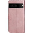 thumbnail image 6 of Google Pixel 7 Wallet Phone Case with Card Holder for Women, Pixel 7 Case Luxury Simple Solid Color PU Leather Flip Case Cover for Google Pixel 7 CS Rose Gold, 6 of 9