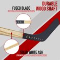 thumbnail image 3 of PRISP Street Hockey Stick with Wood Shaft and Fused Plastic Blade - 52" Right Handed - Made in Canada, 3 of 6