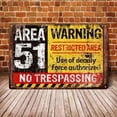 thumbnail image 6 of Vintage Area 51 Warning Poster, Retro Sci-Fi Art, Classic Alien Warning Sign, Perfect For Man Cave, Office, Home Decor, Vintage UFO Poster, Nostalgic Area 51 Decor, Sci-Fi Lover Gift, Movie Fan Art, 6 of 10