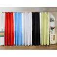 thumbnail image 4 of 100x200cm Cortinas de Dormitorio Paneles de Cortinas Opacas, Cortinas de Ventana Opacas Superiores de Sólido con Aislamiento Térmico BLESIY Cortina, 4 of 8