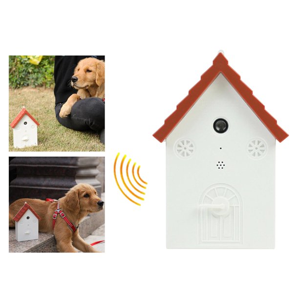 Dispositivo Antiladridos para Perros con Forma para Entrenador de Ladridos Sónicos para Las Razas Interior Libre - naranja Yinane Dispositivo de entrenamiento de ladridos