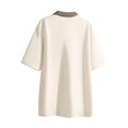 thumbnail image 5 of hoksml Men Plus Size T Shirt Top Big And Tall Polo Shirts Solid Color Collared Colour Blocking Collar Athletic Short Sleeve Casual Loose Tee Shirts, 5 of 6