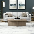 thumbnail image 3 of Evelyn&Zoe Contemporary Durable Rectangular Medium Density Fiberboard, Antiqued Gray Oak, 3 of 7