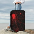 thumbnail image 7 of Rateoe Red Spider On The Web Printed Luggage Cover, Suitcase Protector Fits 18-32 Inch Luggage-Medium, 7 of 7