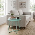 thumbnail image 6 of PinkSheep Round End Table, Small Side Table for Outdoor Indoor Patio Lving Rooom Bedroom, Green, 6 of 7