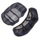 thumbnail image 4 of 2 fundas de cojín para asiento de motocicleta, de malla 3D, transpirables, con diseño de panal, impermeables y antideslizantes, para motos de cross y scooters, color negro, 4 of 7
