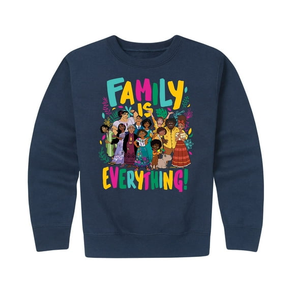 Disney's Encanto - Family Is Everything - Toddler And Youth Crewneck Fleece Sweatshirt