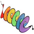 thumbnail image 1 of 1 Pc Colorful Spiral Windmill Tent Wind Spinner for Garden Home Decorations (Color), 1 of 5