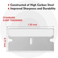 thumbnail image 2 of 100-Pack Single Razor Edge Blades, Industrial Scraper Razor Blades, High Carbon Steel One Edge Razor Blades, 2 of 7