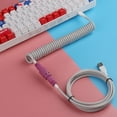 thumbnail image 5 of Coiled Type c Usb aviator Game Keyboard Cables Usb-c to USB Data Cable for Mechanical Keyboard, 5 of 5