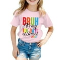 thumbnail image 1 of TZEWGL T-Shirts pour Enfants Imprimé Col Rond Manches Courtes Ample Taille 4-5T, 1 of 4