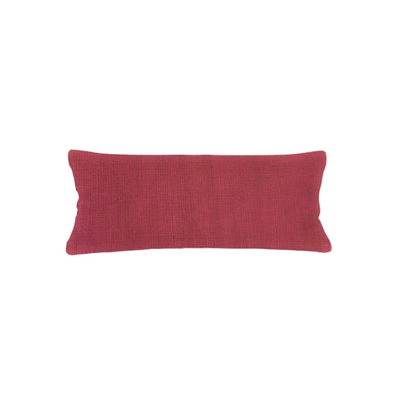 So Soft Linen Red Body Pillow Down Alternative