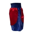 thumbnail image 4 of Men's Professional Boxing Shorts, Ultra Lightweight, and Durable - Ideal for Boxing, MMA, Muay Thai, Kickboxing, and Fitness Training, Red/Blue, Small, 4 of 8