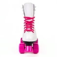 thumbnail image 6 of Cal 7 Soft Boot Roller Skate, Retro Fashion High Top Design in Faux Leather for Indoor & Outdoor (Pink, Youth 5 / Women's 5), 6 of 8