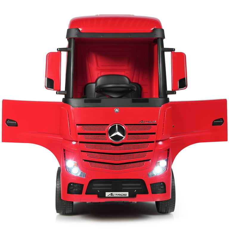 Gymax 12V Electric Kids Ride on Car Mercedes Benz Actros w