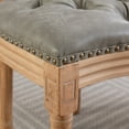 thumbnail image 5 of MIKIBAMA Olive Green PU Upholstered Dining Chair, Set of 2, 5 of 8