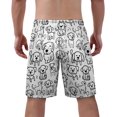 thumbnail image 3 of NICKSUN Men's Swim Trunks, Cute Print Quick Dry Summer Board Beach Shorts with Mesh Lining and Pockets, 3 of 6