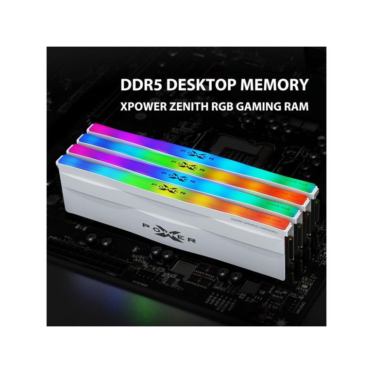 Silicon Power DDR5 32GB (16GBx2) Zenith RGB 5600MHz (PC5-44800