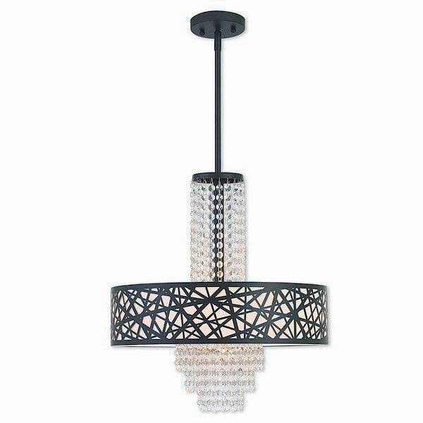 Livex Lighting Allendale 4 Light Pendant Chandelier Walmart Com