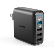 Quick Charge 3.0 43.5W 4-Port USB Wall Charger, PowerPort Speed 4 for Galaxy S7/S6/edge/edge+, Note 4/5, LG G4/G5, HTC One M8/M9/A9, Nexus 6, with PowerIQ for iPhone 7, iPad, and More