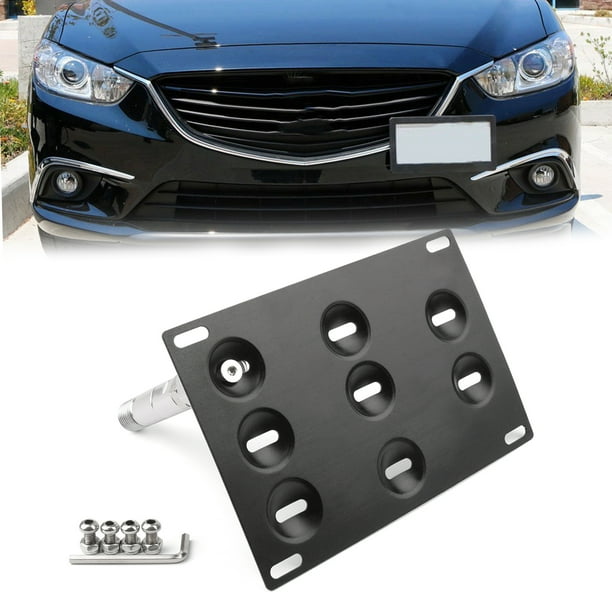 Mad Front Bumper Tow Hook License Plate Mounting Bracket Holder For Mazda3 Mazda6 (14up