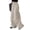 Beige&&100, variant on CONROSES Girls Baggy Cargo Pants Wide Leg Outdoor Hiking Pants for Girls Trendy Solid Elastic Waist Drawstring Athletic Jogger Pants With Pockets